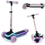 Kinderkraft RAKET - Kinderroller &ndash; 3 R&auml;der &ndash; LED-Plattform & RGB-R&auml;der &ndash;