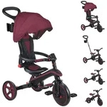GLOBBER EXPLORER TRIKE FOLDABLE 4in1 dunkelrot - Dunkelrot