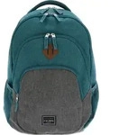 travelite Freizeitrucksack Rucksack mit Laptopfach Basic Melange Backpack 22L Petrol