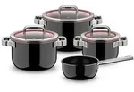 WMF Fusiontec Function Pro, Topf-Set, 4-teilig, Black 3201114086 4000530759818 -