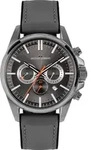 Jacques Lemans 1-2119A Liverpool Chronograph Herrenuhr 44mm 10ATM - Grau
