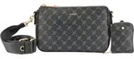 Joop! Women Cortina Jasmina 1.0 Rei&szlig;verschlusstasche blau mit Muster 15 x 24 x 6