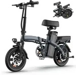 E-RIDES E-Bike Klappr&auml;der 14 Zoll E-Bikes 250W, 25km/h, 60 km Reichweite, 48V/7,5Ah