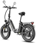 Fatbike E-Bike f&uuml;r Herren & Damen 20 Zoll Klapprad 48V 13.4Ah*2Akku 65N.m Motor,