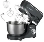 KLAMER K&uuml;chenmaschine Classic 1400 W &ndash; 5,5 L R&uuml;hrsch&uuml;ssel aus Edelstahl, Knet-,
