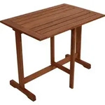 DEGAMO Balkontisch Gartentisch Klappentisch PORTO 90x60cm, Eukalyptus Holz ge&ouml;lt,