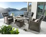 Destiny Loungegruppe Casa Vintage Grau Loungeset Sofaset Tischgruppe...