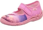 Superfit Kinder-Hausschuh Einhorn BELINDA Pink-Lila-Mehrfarbig, Farbe:rot, EU