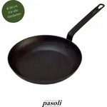 pasoli Bratpfanne &Oslash;28cm - Kohlenstoffstahl Bratpfanne f&uuml;r alle Herdarten -...