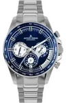 Jacques Lemans 1-2127F Herren-Armbanduhr, Edelstahl-Geh&auml;use, Metall-Armband - Silber