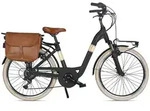 VENICE - I love Italy Elektro-Citybike MONOTUBO Classic Lady 24 Zoll, NERO POLV.