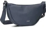 zwei Mademoiselle M50 - Umh&auml;ngetasche 32 cm (nubuk-blue) - Blau