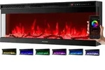 Echos Elektrokamin 1500 W | 13 realistische Flammeneffekte | Einfache Steuerung...