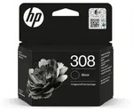 HP 308 Schwarz Original Druckerpatrone, Standardertrag, Schwarz, Tinte auf