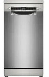 Bosch Serie 4 SPS4EMI17E, Freistehend, Single (45 cm breit), Edelstahl, Edelstahl,