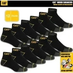 12 Paar CAT&reg; CATERPILLAR WORK SNEAKERS ArbeitsSneaker ArbeitsSocken kurze Sneaker