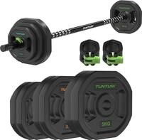 Tunturi Aerobic Pump Gewichtenset 20kg - Hantelset aus Gummi - Inkl....