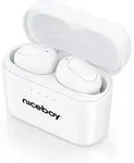 Podsie 4 True Wireless Bluetooth Ohrh&ouml;rer mit Mikrofon, Wei&szlig;, 35h...