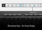 3Dconnexion Pro - Tastatur und Nummernfeld - USB - QWERTZ - Schweiz - Schwarz