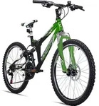 Bergsteiger Montreal 24 Zoll Kinderfahrrad, geeignet f&uuml;r 8, 9, 10, 11 Jahre,...