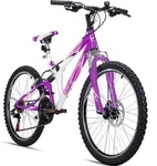 Bergsteiger Montreal 24 Zoll Kinderfahrrad, geeignet f&uuml;r 8, 9, 10, 11 Jahre, Shimano