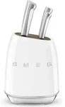 Block mit 6 wei&szlig;en messern Smeg KBSF02WH - Wei&szlig;