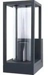 OSRAM Au&szlig;enwandleuchte E27, Aluminium, klares Glas, IP44, dunkelgrau,...