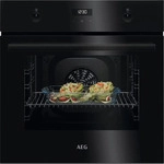 AEG AB12B Set Backofen BEK43511XB + Glaskeramikkochfeld HK634060XB - Schwarz
