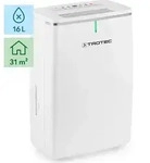 TROTEC Luftentfeuchter TTK 53 E (max. 16 L/Tag), geeignet f&uuml;r R&auml;ume bis 78 m3 / 31