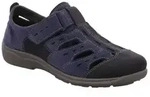 Rohde Herren Halbschuhe Slipper Leder Klettverschluss Rostock 1235, Gr&ouml;&szlig;e:43 EU,
