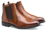 Lloyd Herren Chelsea Boot Stiefeletten mit elastischen Seitenpanelen, glatt, Braun -