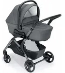 Kinderwagen Fluido Easy Kombi 2in1 | Mehr Farben verf&uuml;gbar | inkl. Babyschale - Grau