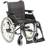 Standardrollstuhl Tomtar MR-S mit Kombiarmlehne, Polyurethanmangan grey