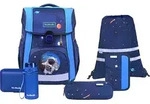 McNeill Schulranzen Bravo Schoolbag Set 9-teilig Space blau - Blau
