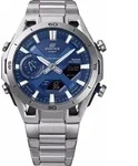 Casio Herren-Armbanduhr ECB-2300D-2AEF - Silber