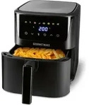 Heiluft-Fritteuse 1600W 6,5l schwarz - Schwarz