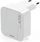 Hama Schnellladeger&auml;t GaN, 2x USB-C, faltbares Mini-Ladeger&auml;t, PD, 40 W, -...