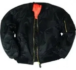 Mil-Tec US Fliegerjacke 'MA1&reg; Basic', schwarz - Schwarz - XXS
