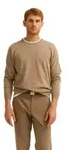bugatti Herren Pullover Rundhals 7400-85510D Regular Fit Basic Essentials Baumwolle