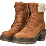 Mustang Stiefelette Stiefelette Kunstleder/Textil - Braun - 36