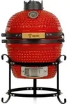 BBQ-Toro Kamado Grill Holzkohlegrill &Oslash; 32 cm "HAIIRO" mit Grillrost und...