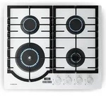 Klarstein Ignito Gaskochfeld, 4-Brenner Aluminium, 8000W, Timer &...