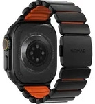 Nomad Stratos Band, Band, Smartwatch, Schwarz, Apple, Ultra 1-11 and SE, Titan -