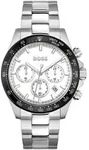 Boss Herrenuhr Chronograph Quarz Analog Edelstahl Kalender wasserdicht 50m -...