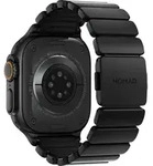 Nomad Stratos Band, Band, Smartwatch, Schwarz, Apple, Ultra 1-11 and SE, Titan -