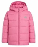 110|adidas Essentials 3-Streifen gef&uuml;tterte Kleinkinder Jacke JL9049 - Rosa