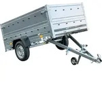 Pkw Anh&auml;nger Kipper 230x125 Garden Trailer 230 KIPP Unitrailer 750 kg mit...