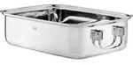 R&Ouml;SLE Bratreine Elegance rechteckig Edelstahl 37 x 27 cm - Silber