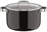 WMF Fusiontec Mineral Pro Kochtopf mit Deckel, 24 cm, Black 05.1866.5290, Rund,