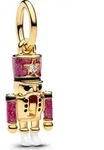 PANDORA Beweglicher Nussknacker Charm-Anh&auml;nger 763583C01 Charm Anh&auml;nger - Gold